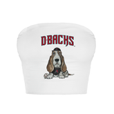 Arizona Diamondbacks Puddy Crop Tube Top - Tiny Turnip