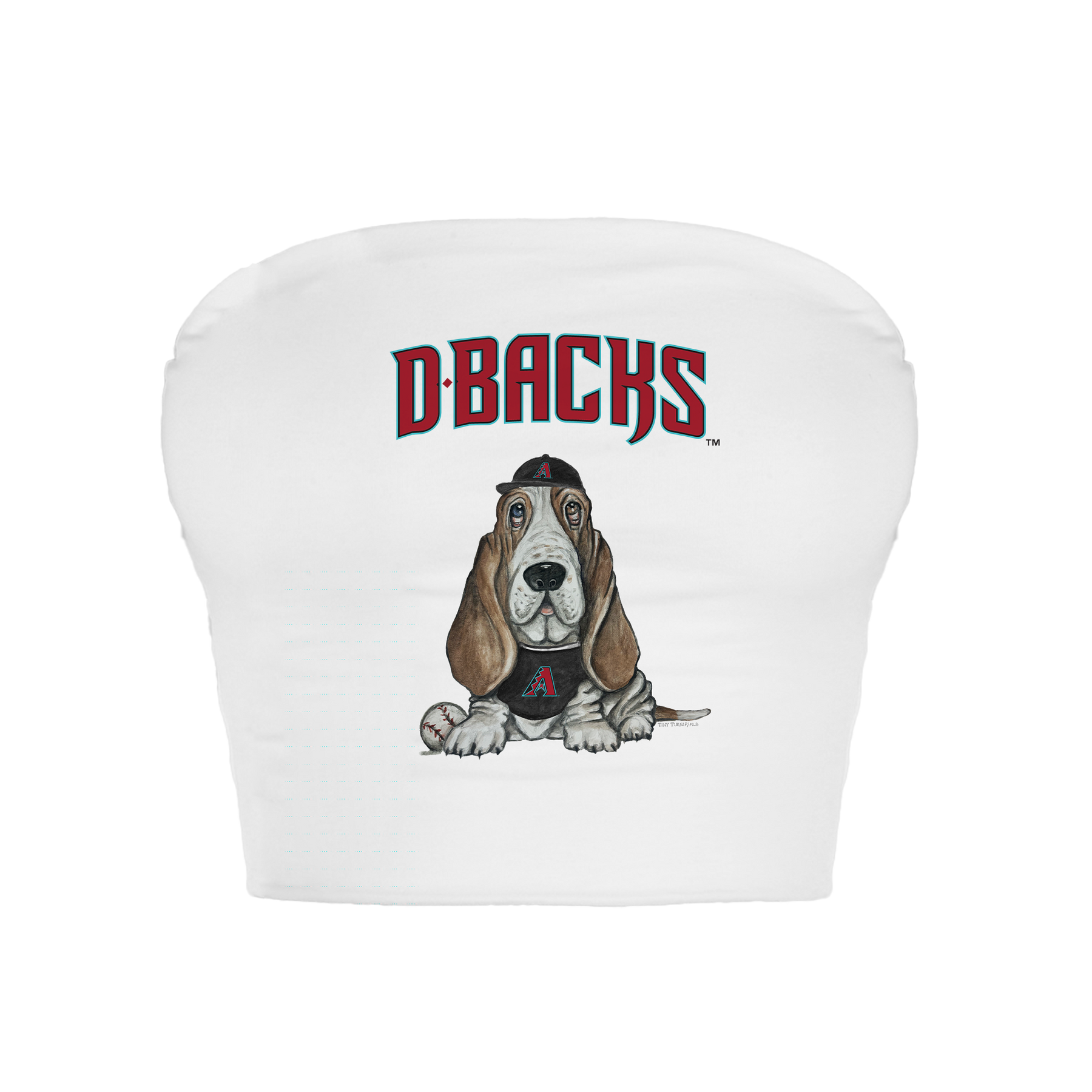 Arizona Diamondbacks Puddy Crop Tube Top - Tiny Turnip