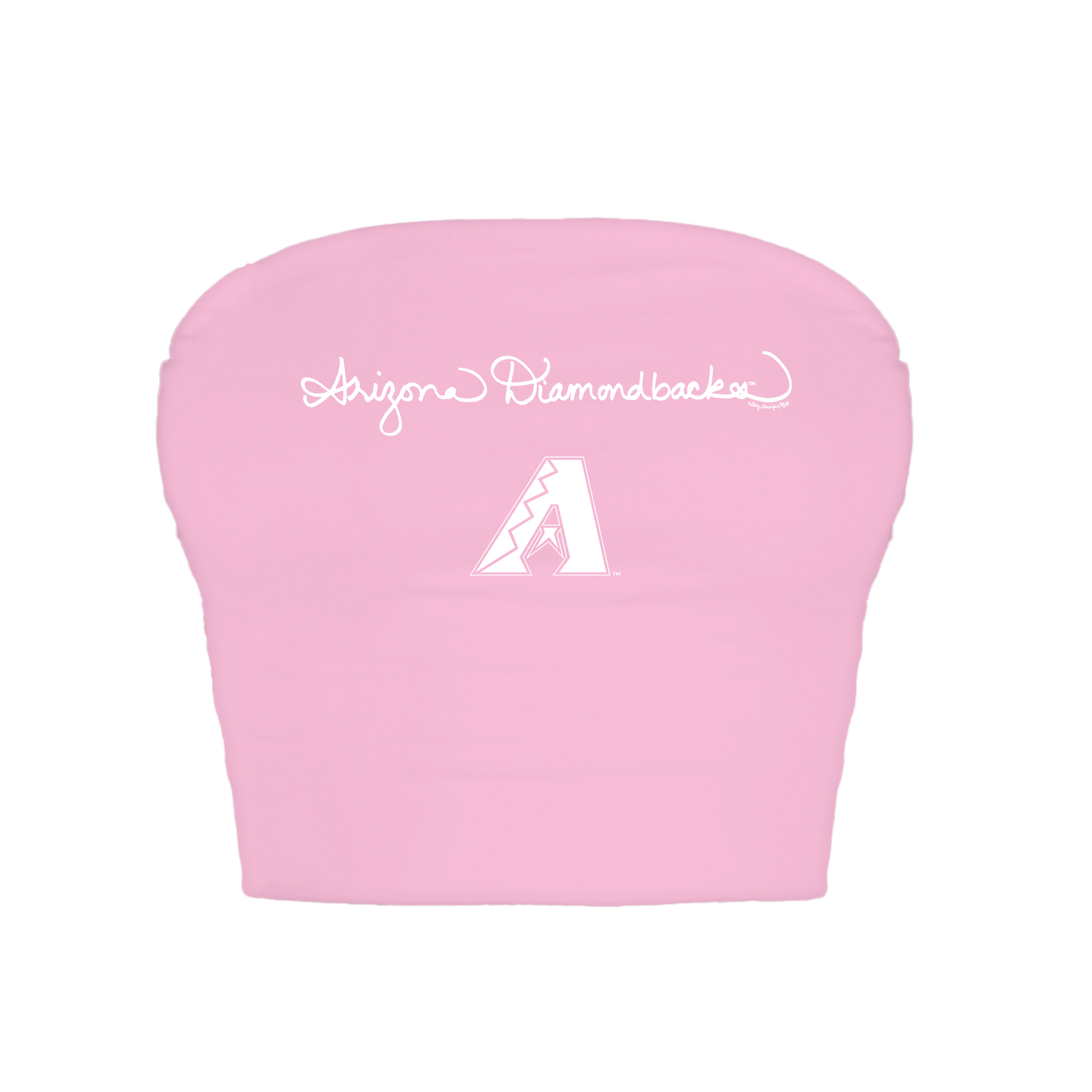 Arizona Diamondbacks Logo Script Crop Tube Top