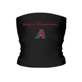 Arizona Diamondbacks Logo Script Tube Top - Tiny Turnip