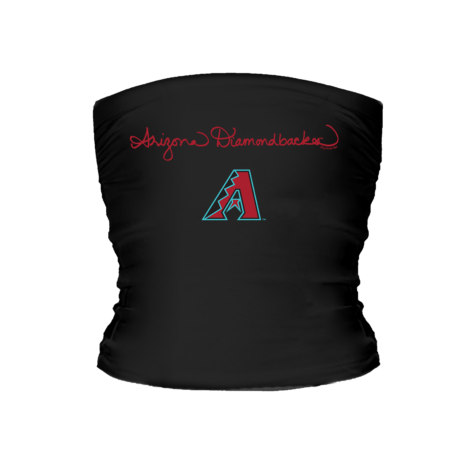 Arizona Diamondbacks Logo Script Tube Top - Tiny Turnip