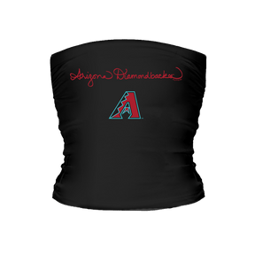 Arizona Diamondbacks Logo Script Tube Top - Tiny Turnip