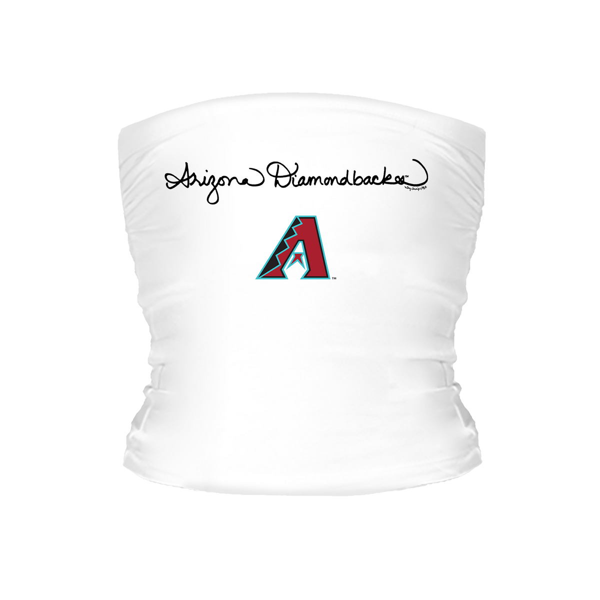 Arizona Diamondbacks Logo Script Tube Top - Tiny Turnip