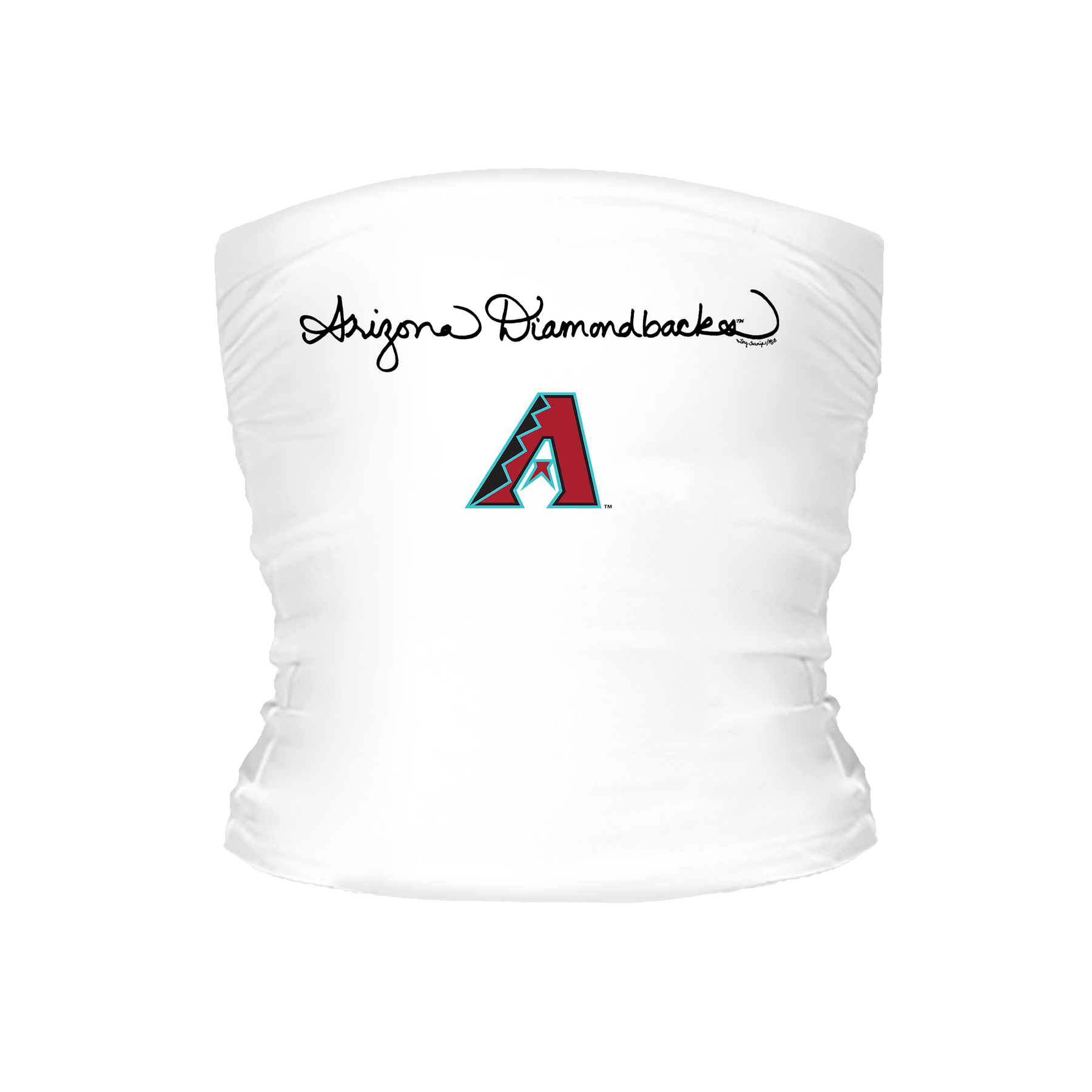 Arizona Diamondbacks Logo Script Tube Top - Tiny Turnip