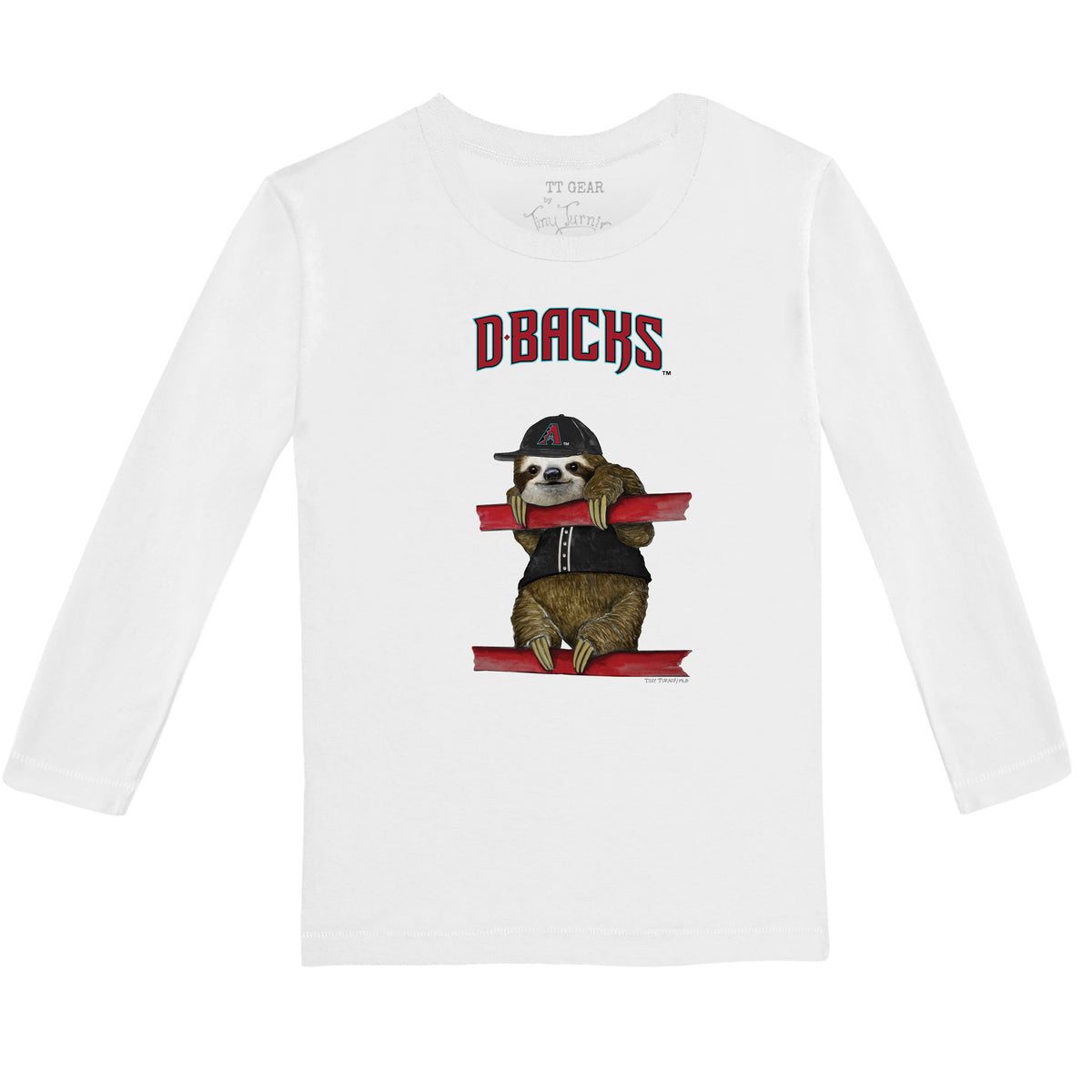 Arizona Diamondbacks Sloth Long-Sleeve Tee Shirt