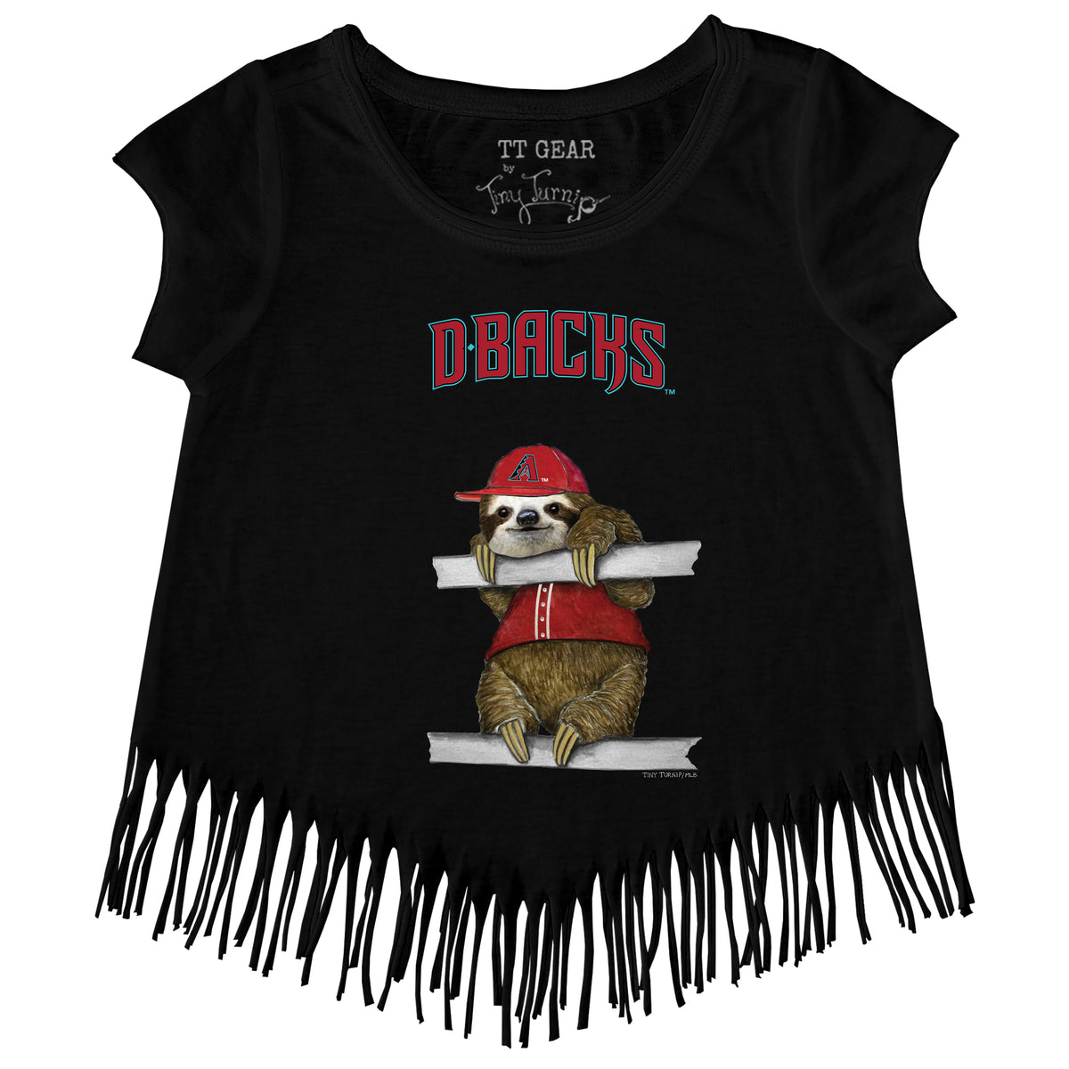 Arizona Diamondbacks Sloth Fringe Tee