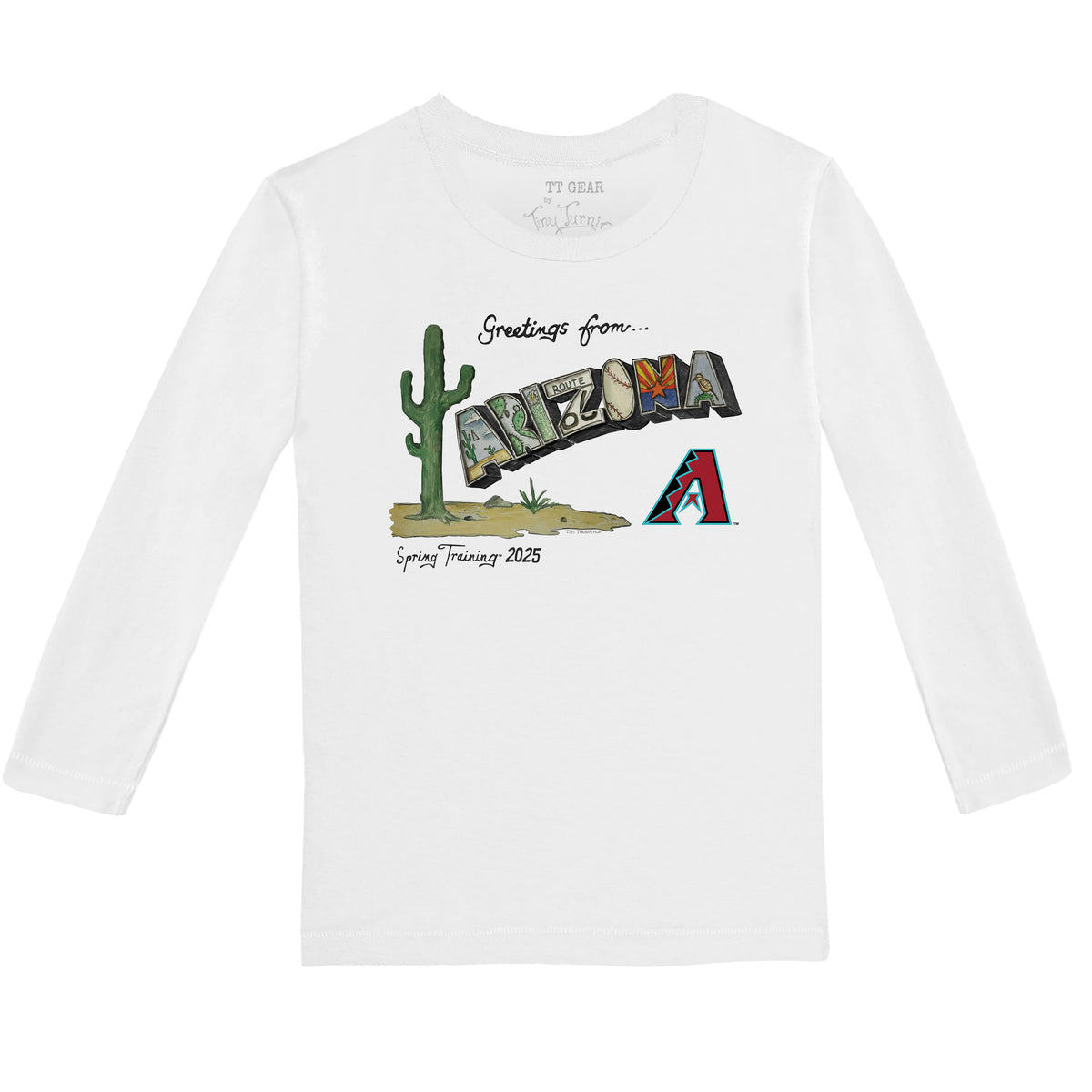 Arizona Diamondbacks Spring Training 2025 Long-Sleeve Tee Shirt