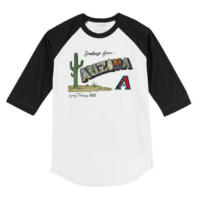 Arizona Diamondbacks Spring Training 2025 3/4 Black Sleeve Raglan