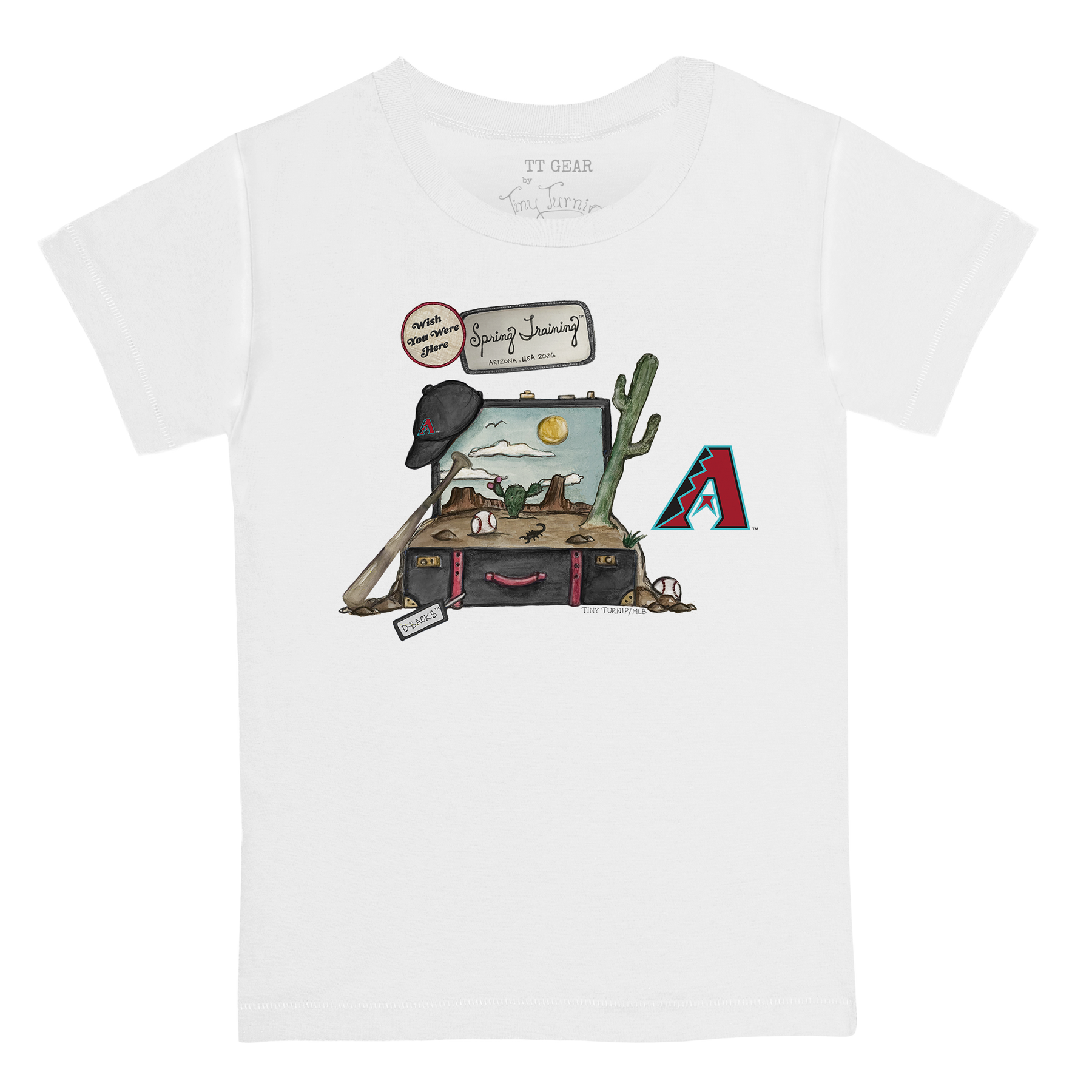 Arizona Diamondbacks Spring Training 2026 Kid's Tee Shirt - Tiny Turnip