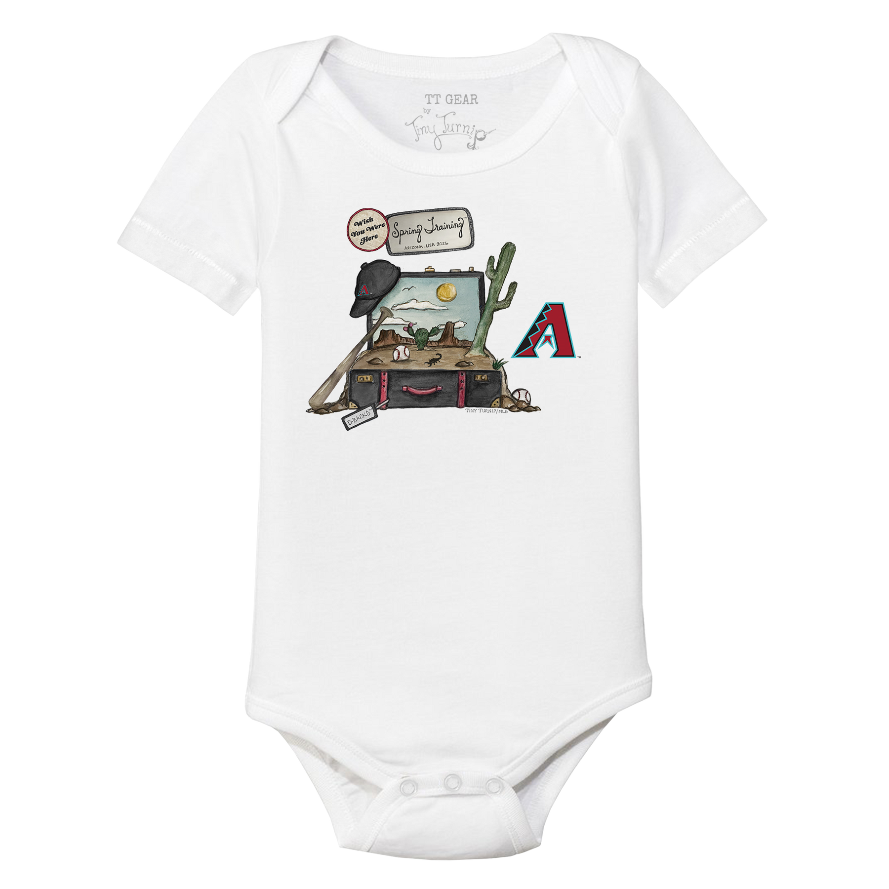 Arizona Diamondbacks Spring Training 2026 Short Sleeve Snapper - Tiny Turnip