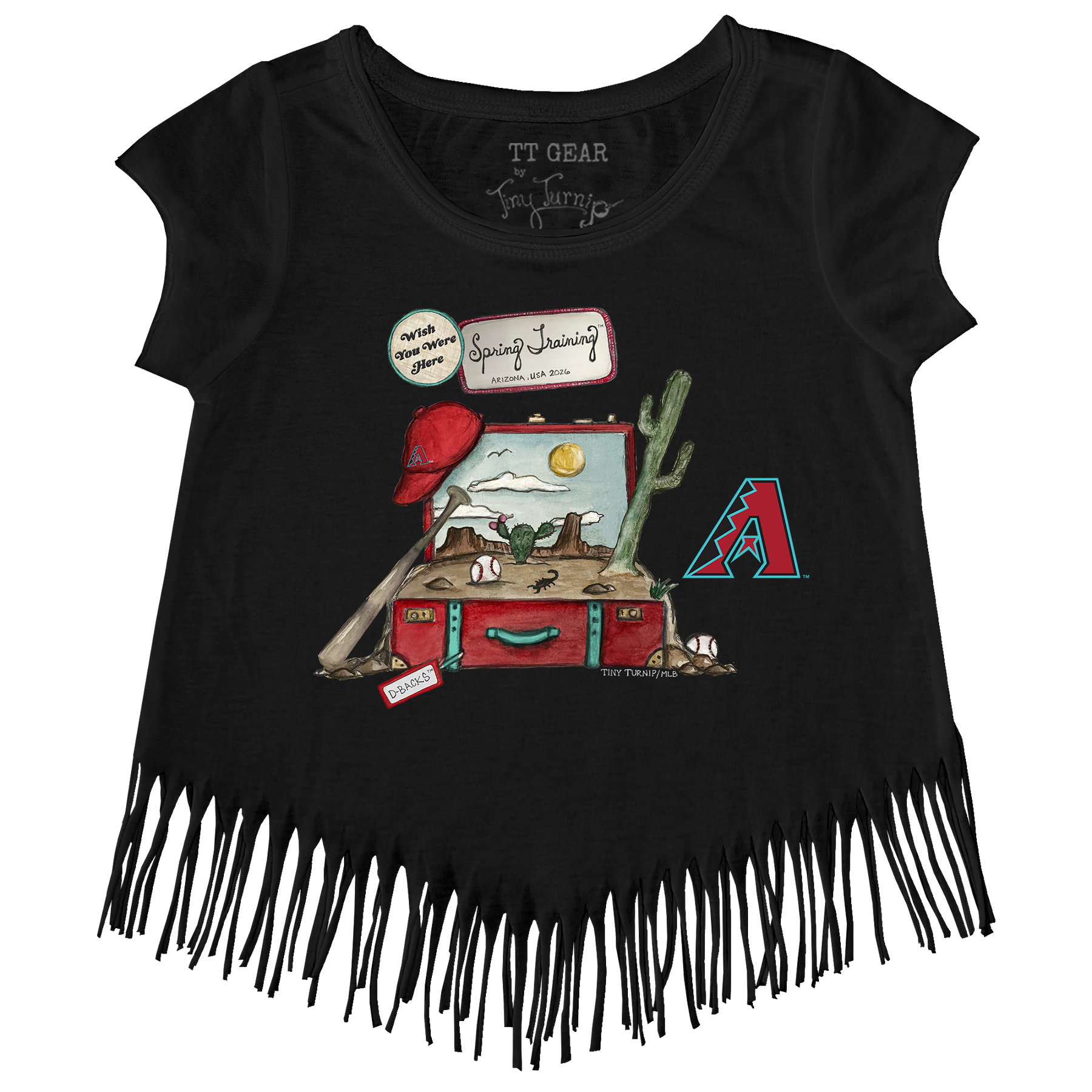 Arizona Diamondbacks Spring Training 2026 Fringe Tee - Tiny Turnip