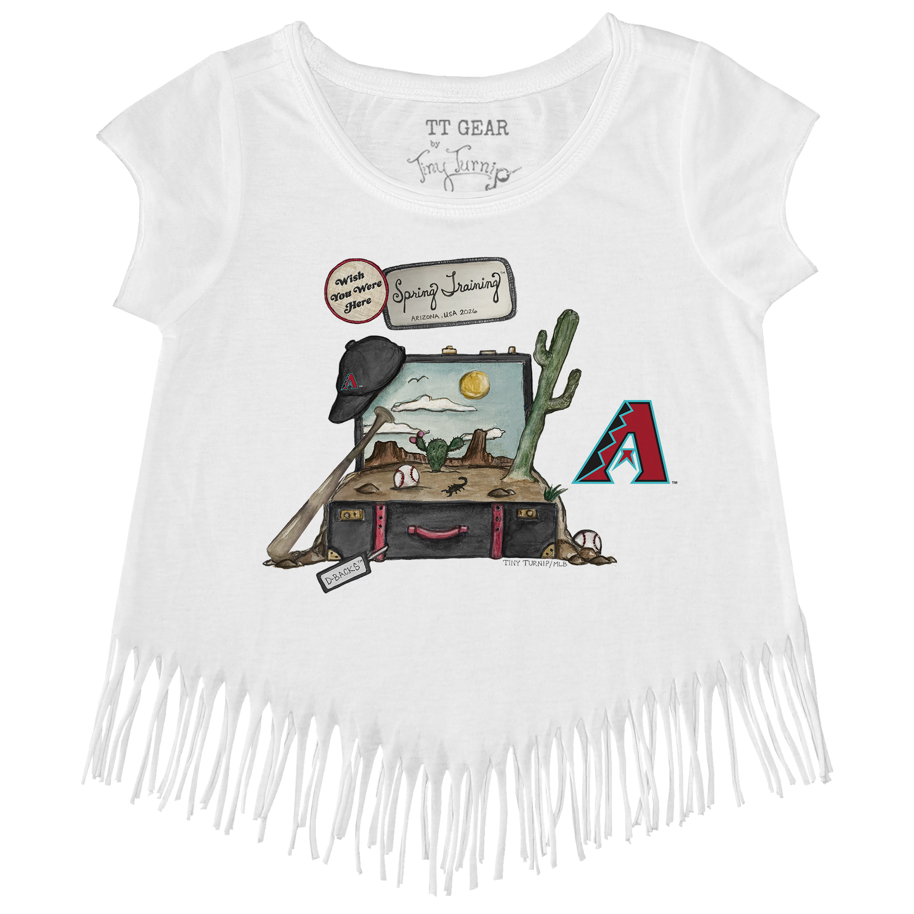 Arizona Diamondbacks Spring Training 2026 Fringe Tee - Tiny Turnip