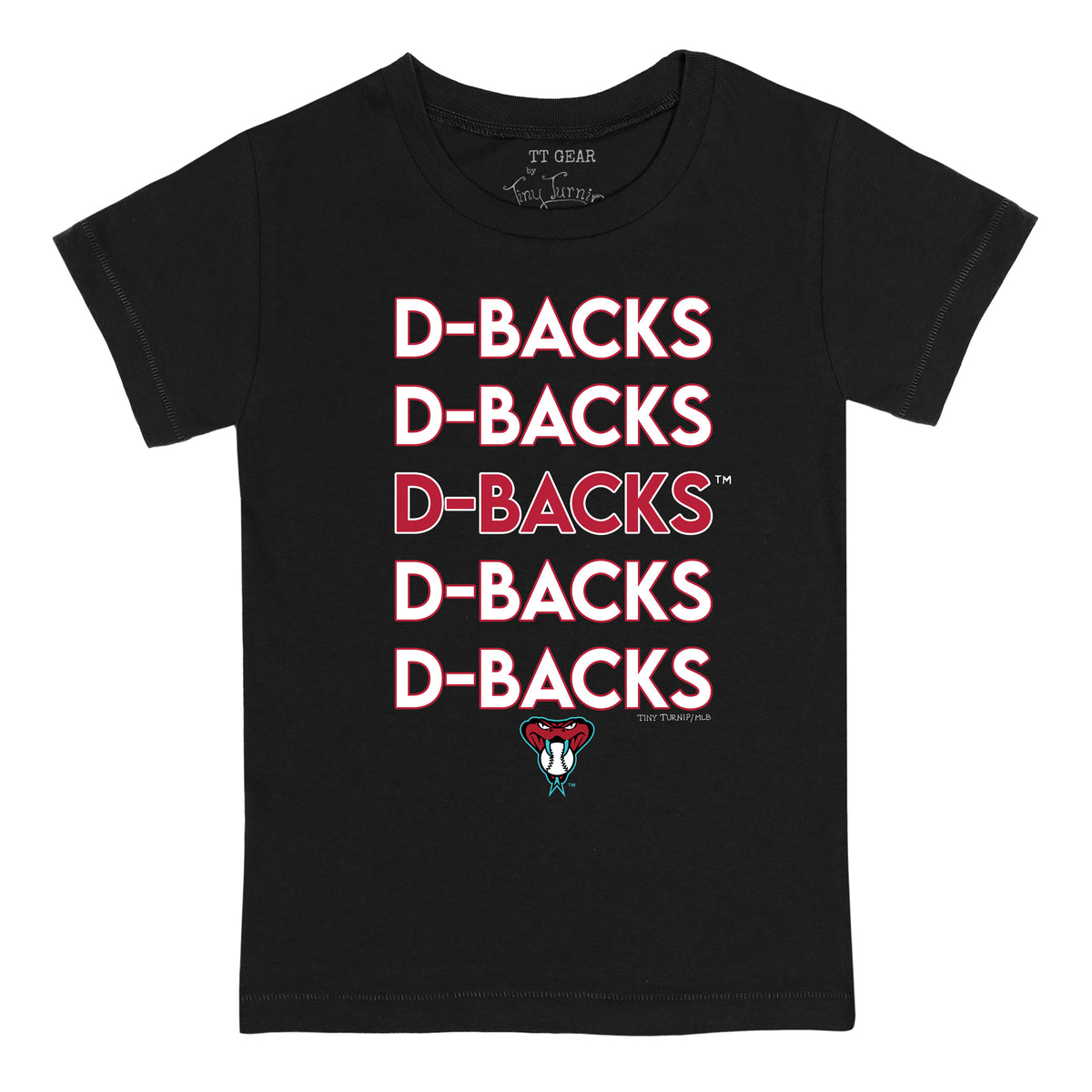 Arizona Diamondbacks Stacked Tee Shirt