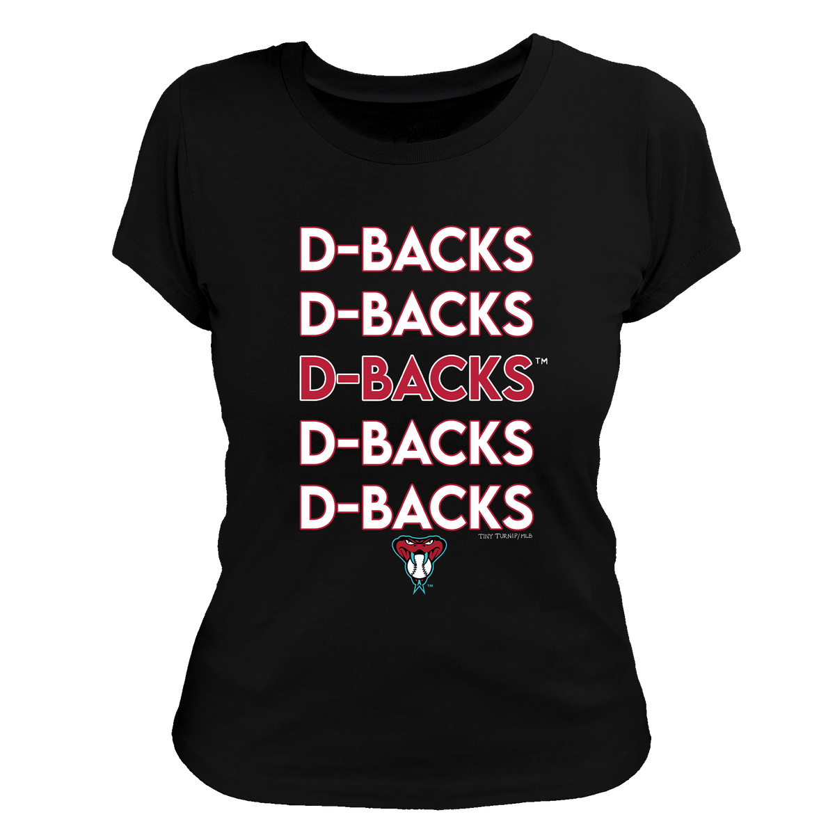 Arizona Diamondbacks Stacked Tee Shirt