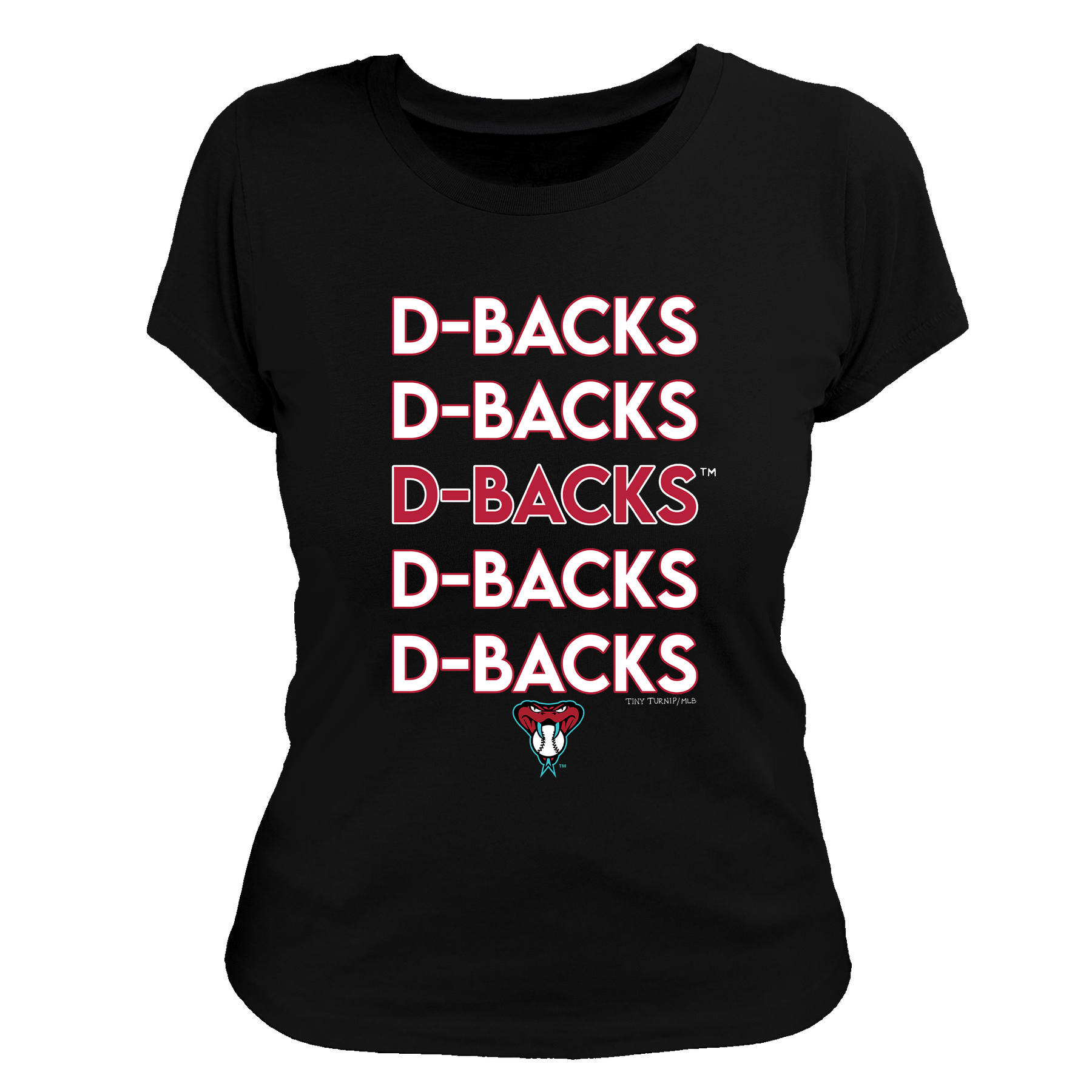 Arizona Diamondbacks Stacked Tee Shirt