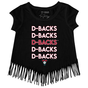 Arizona Diamondbacks Stacked Fringe Tee
