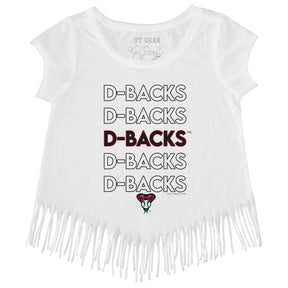 Arizona Diamondbacks Stacked Fringe Tee