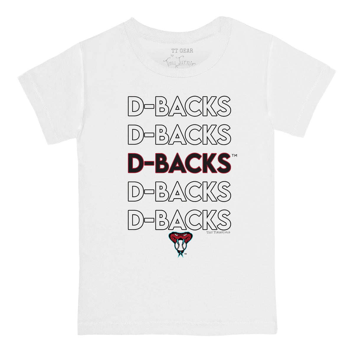 Arizona Diamondbacks Stacked Tee Shirt