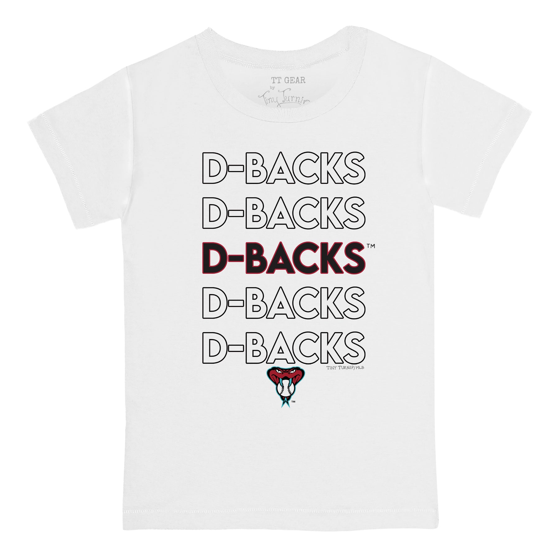Arizona Diamondbacks Stacked Tee Shirt