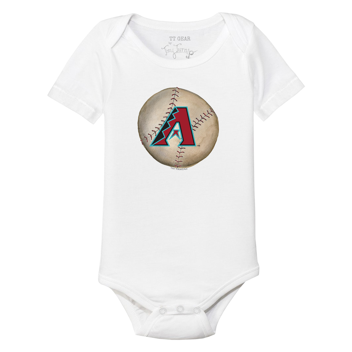 Arizona Diamondbacks Stitched Baseball Short Sleeve Snapper
