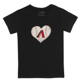 Arizona Diamondbacks Stitched Heart Kid's Tee Shirt - Tiny Turnip