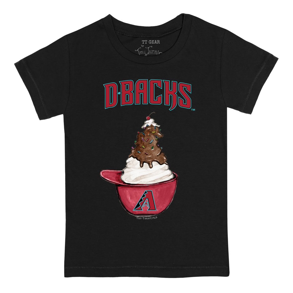 Arizona Diamondbacks Sundae Helmet Kid's Tee Shirt