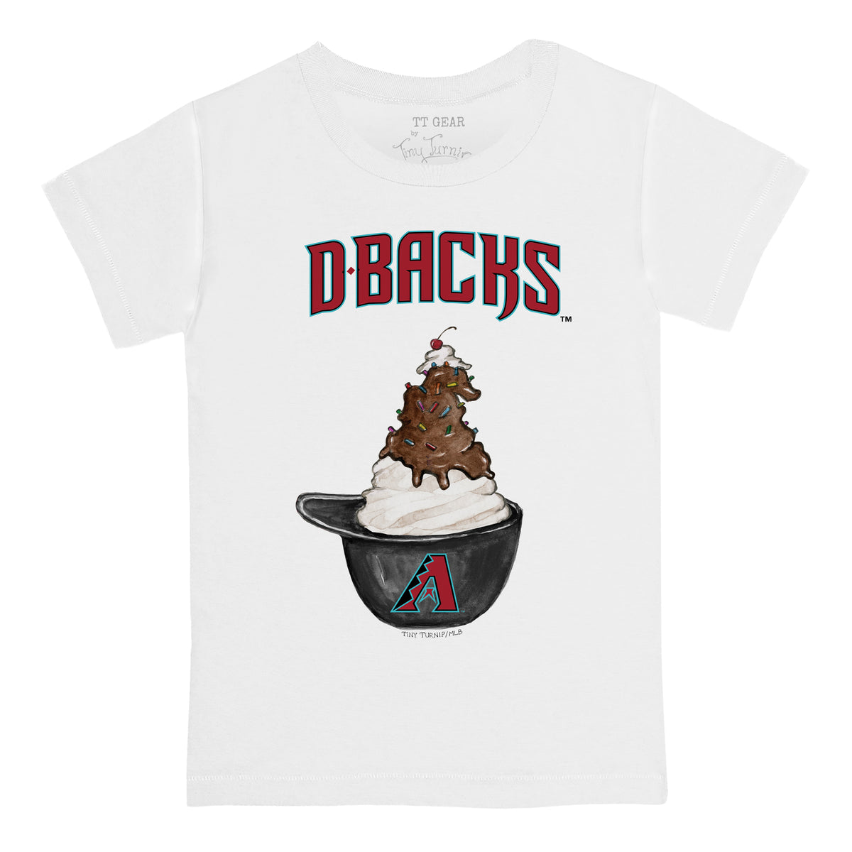 Arizona Diamondbacks Sundae Helmet Kid's Tee Shirt