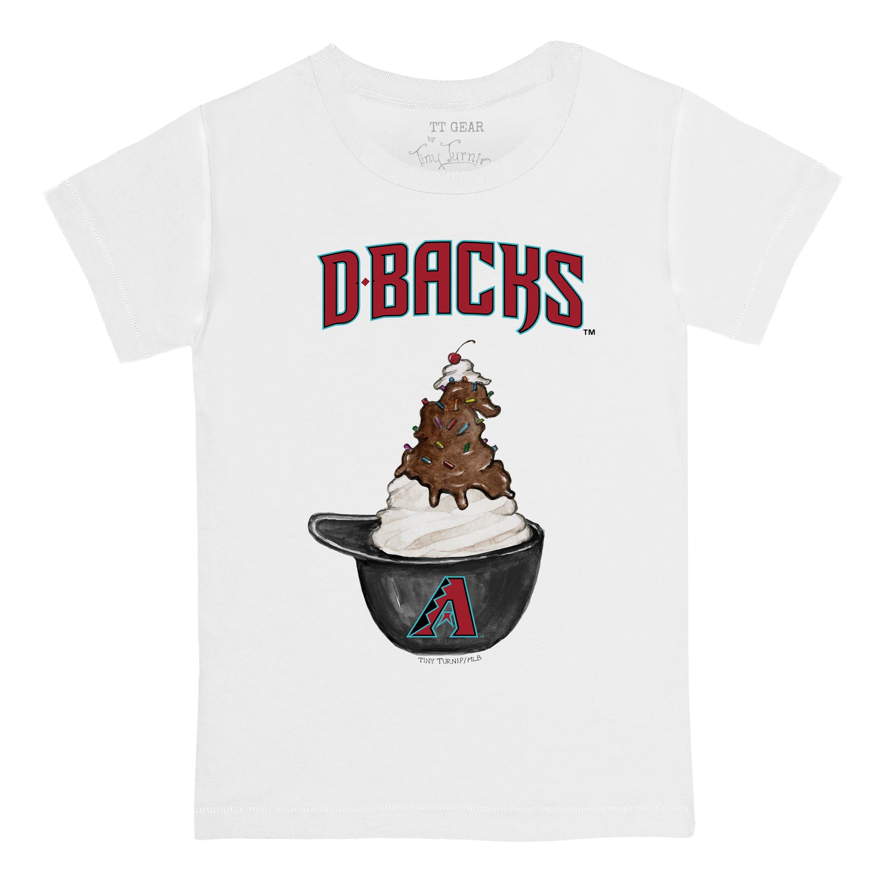 Arizona Diamondbacks Sundae Helmet Kid's Tee Shirt