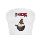 Arizona Diamondbacks Sundae Helmet Crop Tube Top