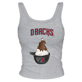 Arizona Diamondbacks Sundae Helmet Ribbed Tank