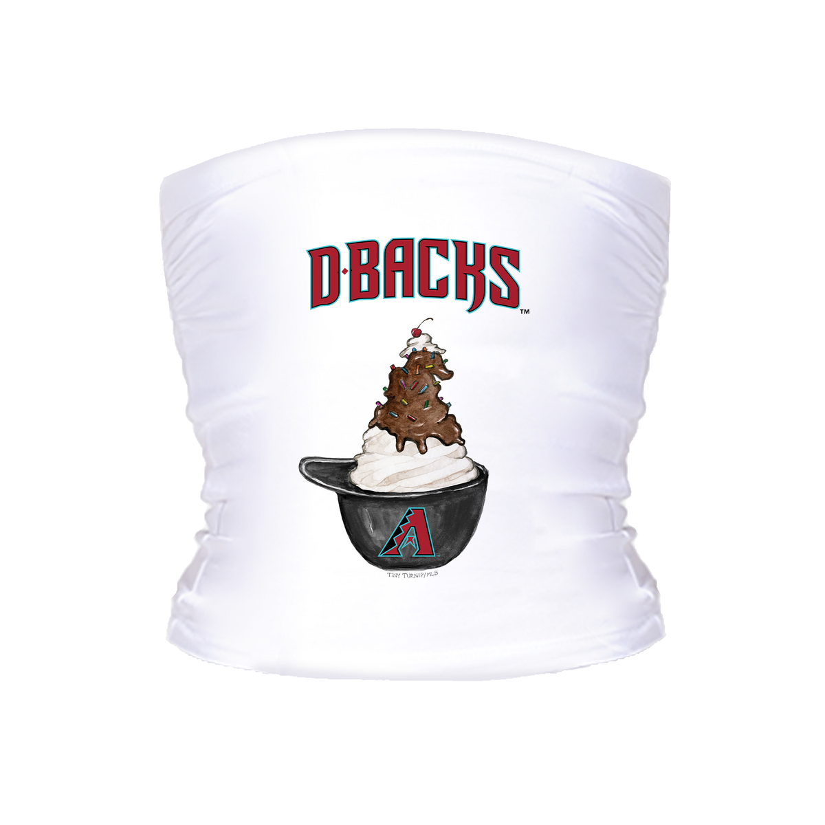 Arizona Diamondbacks Sundae Helmet Crop Tube Top