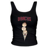 Arizona Diamondbacks Triple Scoop Ribbed Tank