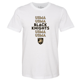 Army Black Knights Stacked Unisex Tee Shirt