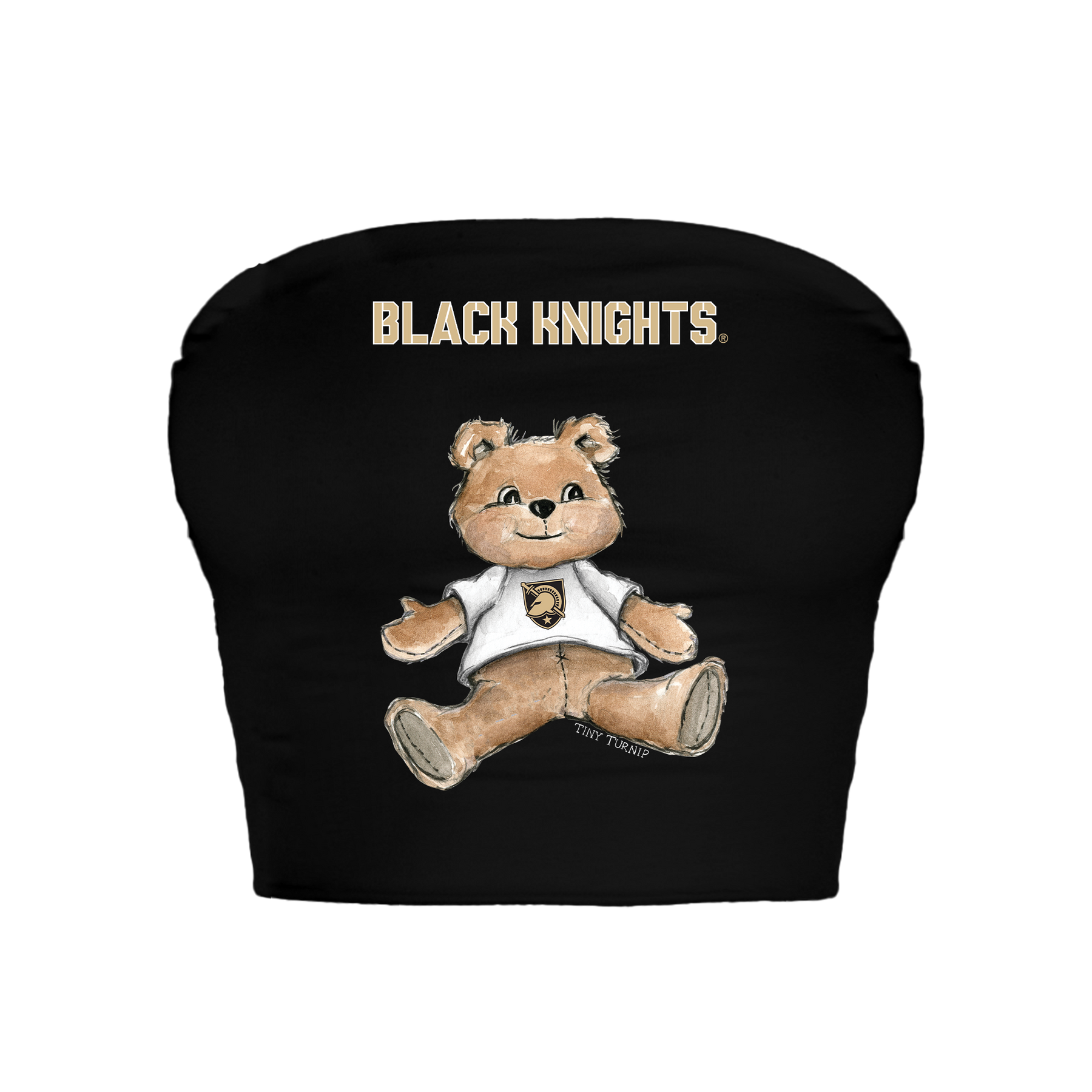 Army Black Knights Teddy Crop Tube Top