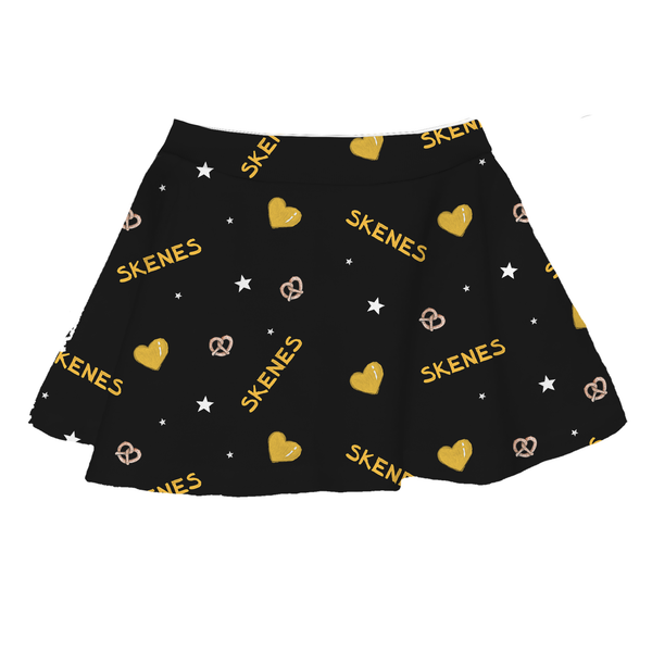 VIP Baseball: I Heart Tossed- Skirt