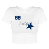 VIP Baseball: Script All Star 2026 - Candice Fitted Crop Tee