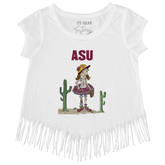 Arizona State Sun Devils Babes Baseball Fringe Tee