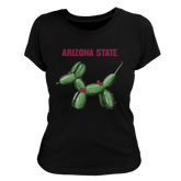 Arizona State Sun Devils Balloon Dog Women's Tee Shirt