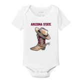 Arizona State Sun Devils Cowboy Boot Short Sleeve Snapper