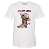 Arizona State Sun Devils Cowboy Boot Unisex Tee Shirt