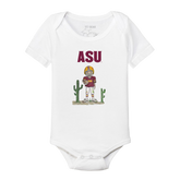 Arizona State Sun Devils Football Boy Short Sleeve Snapper