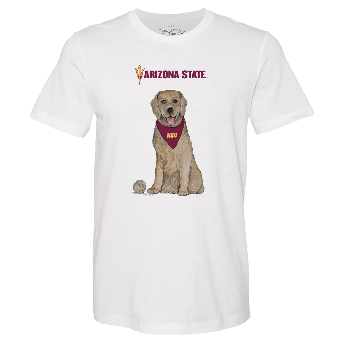 Arizona State Sun Devils Golden Retriever Unisex Tee Shirt