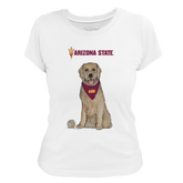 Arizona State Sun Devils Golden Retriever Women's Tee Shirt