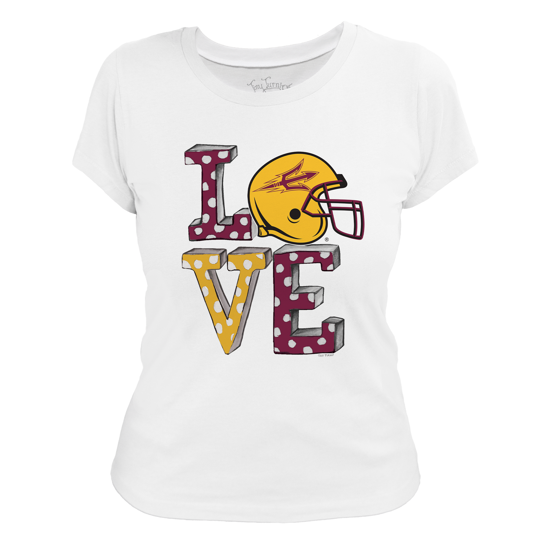 Arizona State Sun Devils LOVE Women's Tee Shirt