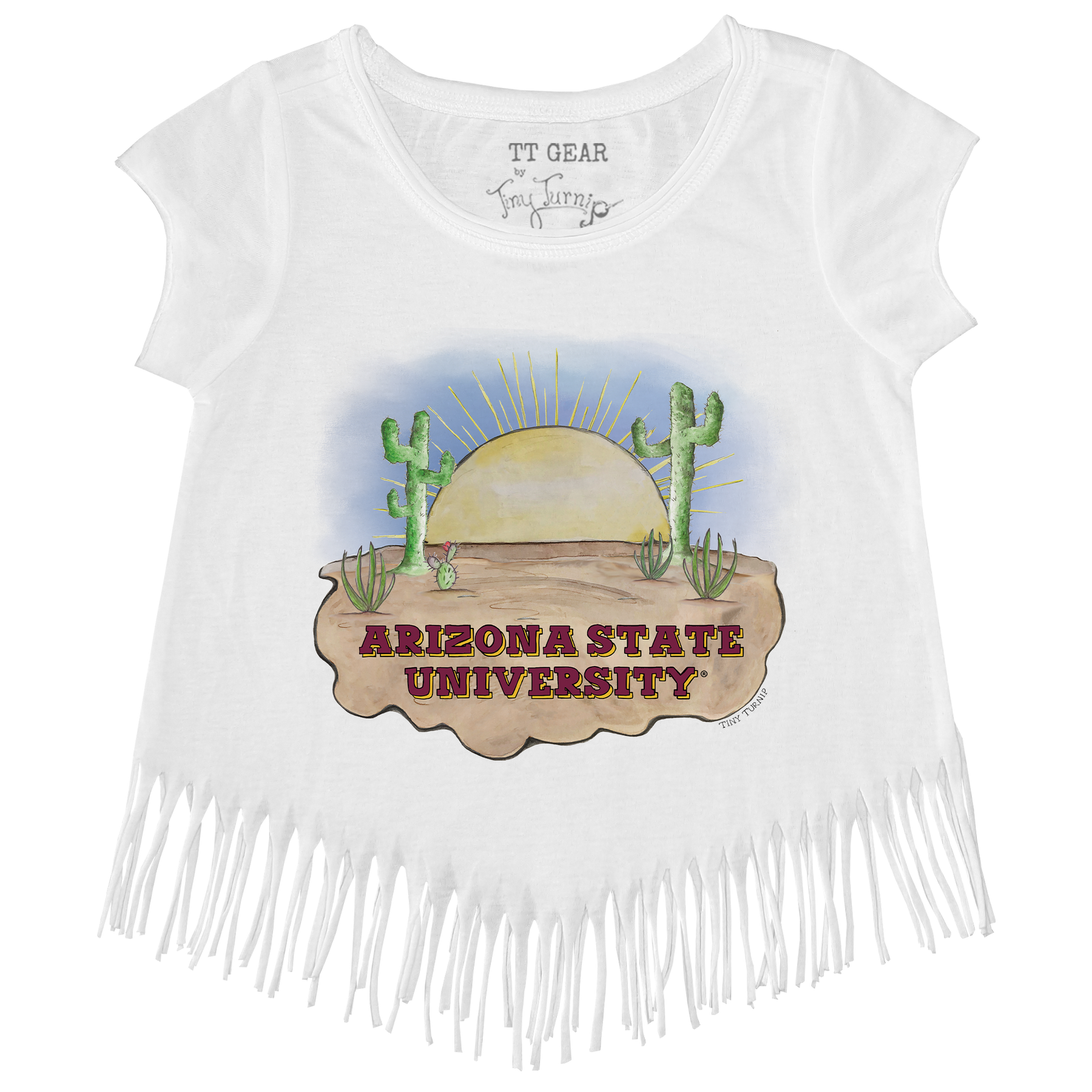 Arizona State Sun Devils Sunset Fringe Tee