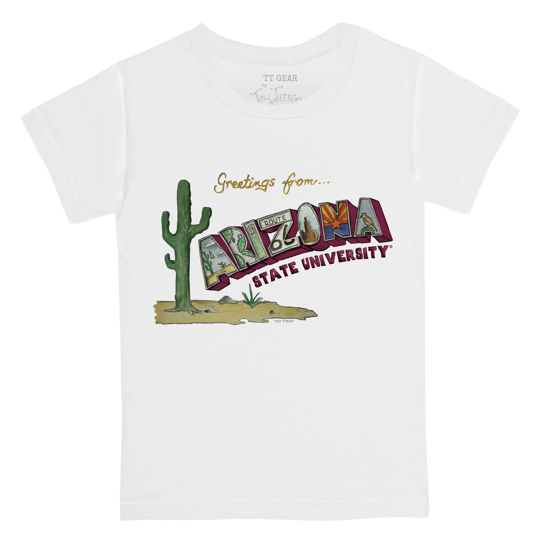 Arizona State Sun Devils Postcard Kid's Tee Shirt