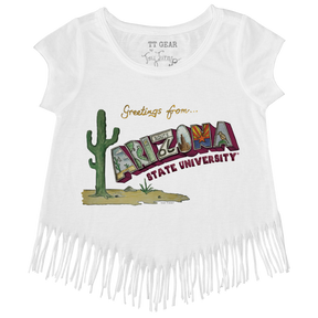Arizona State Sun Devils Postcard Fringe Tee