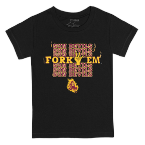 Arizona State Sun Devils Stacked Kid's Tee Shirt