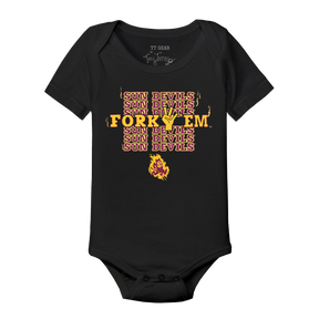 Arizona State Sun Devils Stacked Short Sleeve Snapper