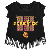 Arizona State Sun Devils Stacked Fringe Tee